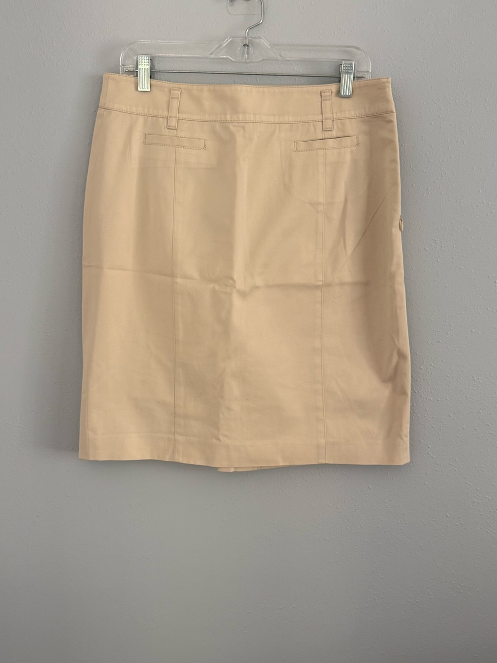 Ann Taylor Beige Pencil Skirt